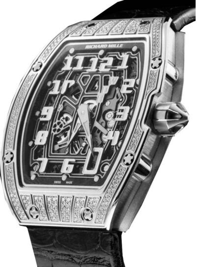 Review Richard Mille Replica RM 67-01 Extra Flat titanium with diamond Automatic watch - Click Image to Close